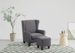 Home affaire Ohrensessel Chilly | Grau