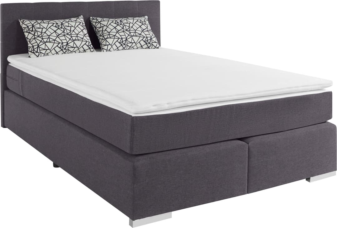 COTTA Boxspringbett Simba | Grau