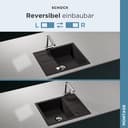 Schock Granitspüle Lucca Plus | Schwarz 5