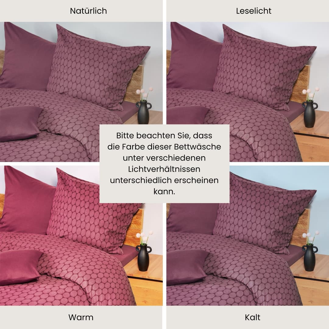 Schiesser Bettwäsche Drops | Rosa