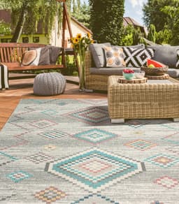 merinos Teppich Salsa Outdoor 54509 | Grau