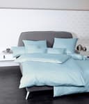 Janine Kissenbezug Colors Mako Satin | Blau 2