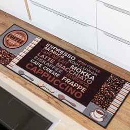 Andiamo Küchenläufer Cafe Creme | Grau