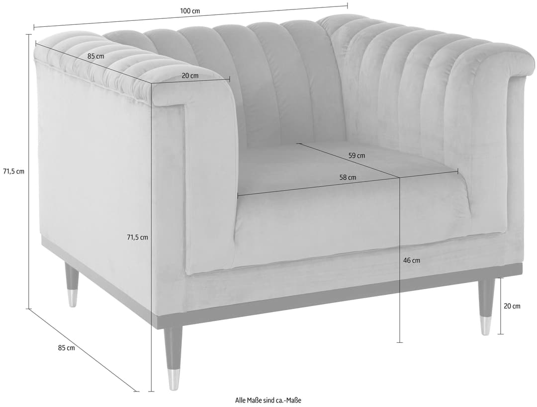 Home affaire Sessel Chamby | Beige