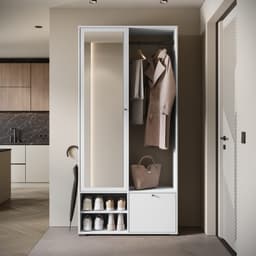 Home affaire Garderobenschrank DINO Kompaktgarderobe | Weiß