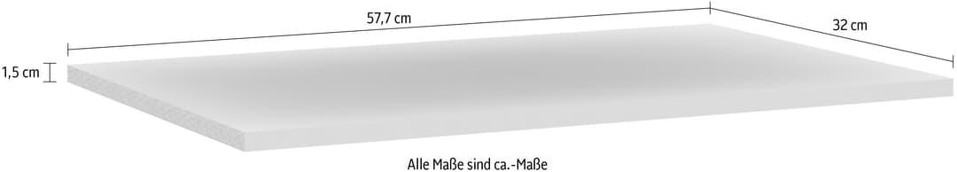 FORTE Einlegeboden (Set) | Grau