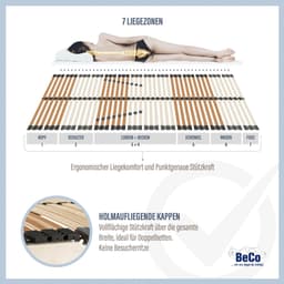 Beco Lattenrost Comfort Lux | Holztöne