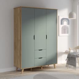 Forte Drehtürenschrank Vankka | Grün