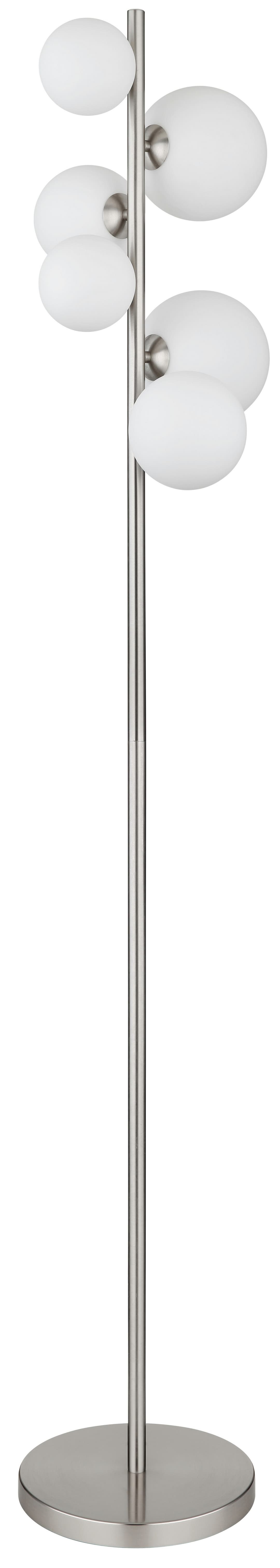 GLOBO LIGHTING Stehlampe RIHA | Silber