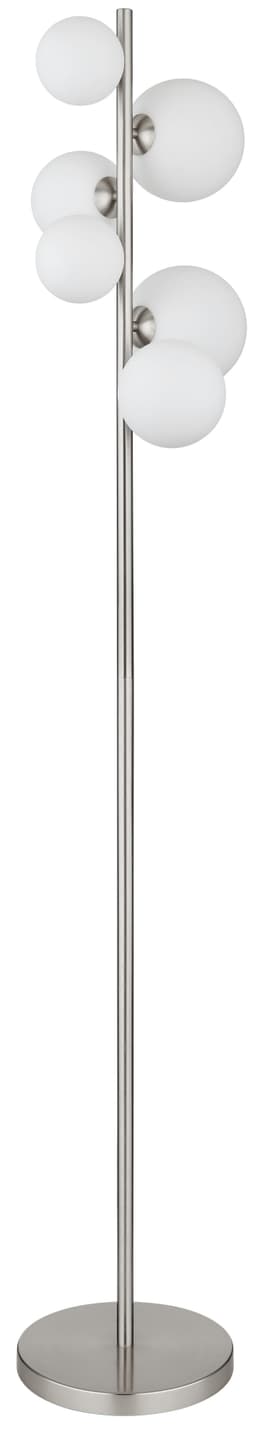 GLOBO LIGHTING Stehlampe RIHA | Silber