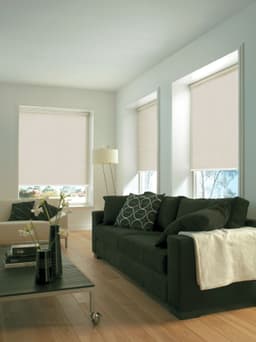 Seitenzugrollo Uni-Rollo | Beige