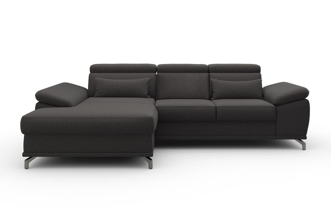 sit&more Ecksofa Cabrio L-Form | Braun