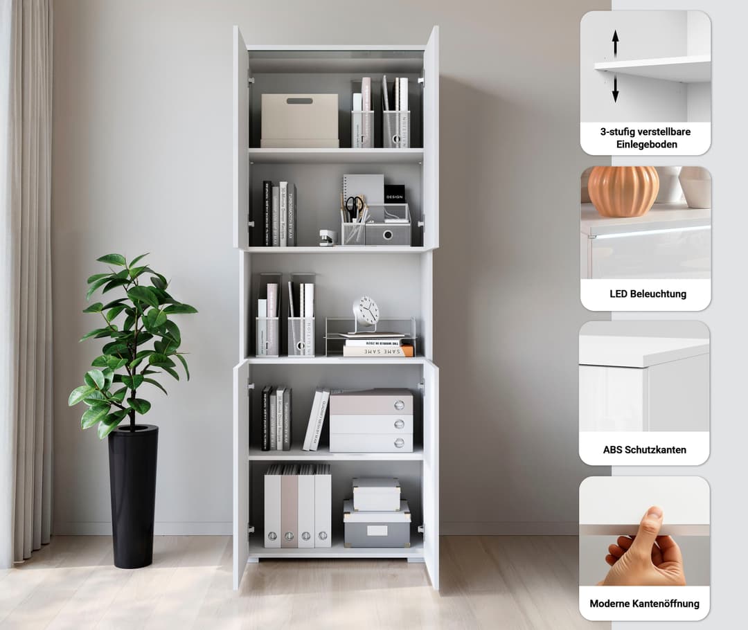 Home affaire Aktenschrank Vera | Beige