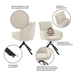 OTTO home Esszimmerstuhl Cusey | Beige