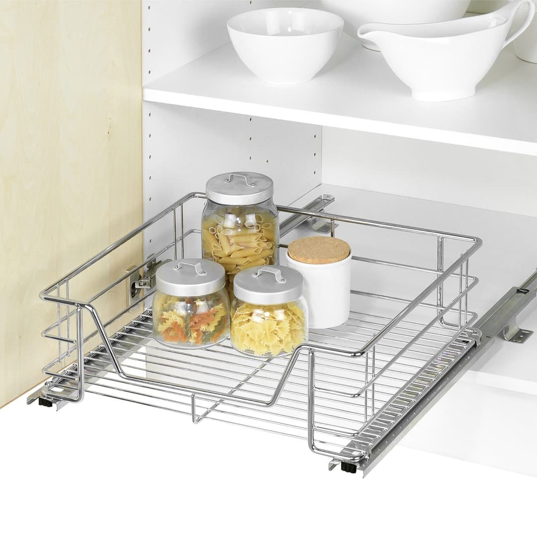 Maximex Auszug Ablagekorb | Silber