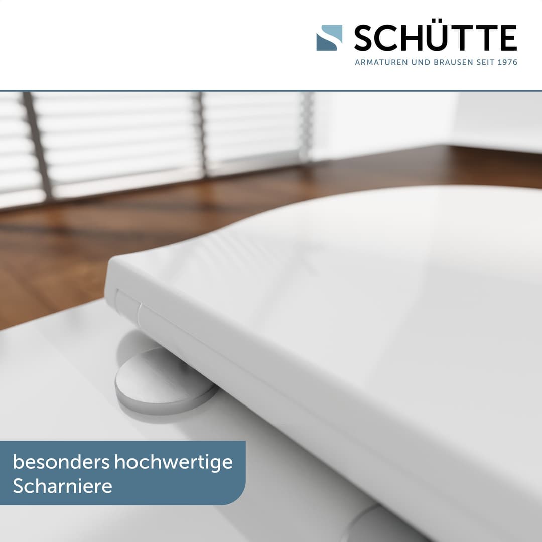 Schütte WC-Sitz WHITE PREMIUM | Weiß
