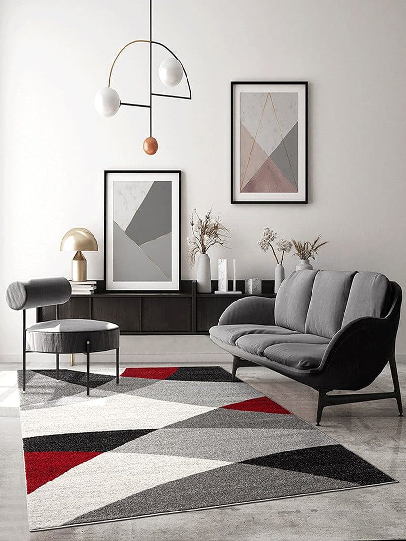 the carpet Teppich Pearl | Rot