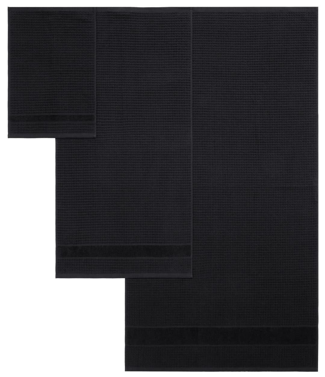 KangaROOS Handtuch Set Summer | Schwarz