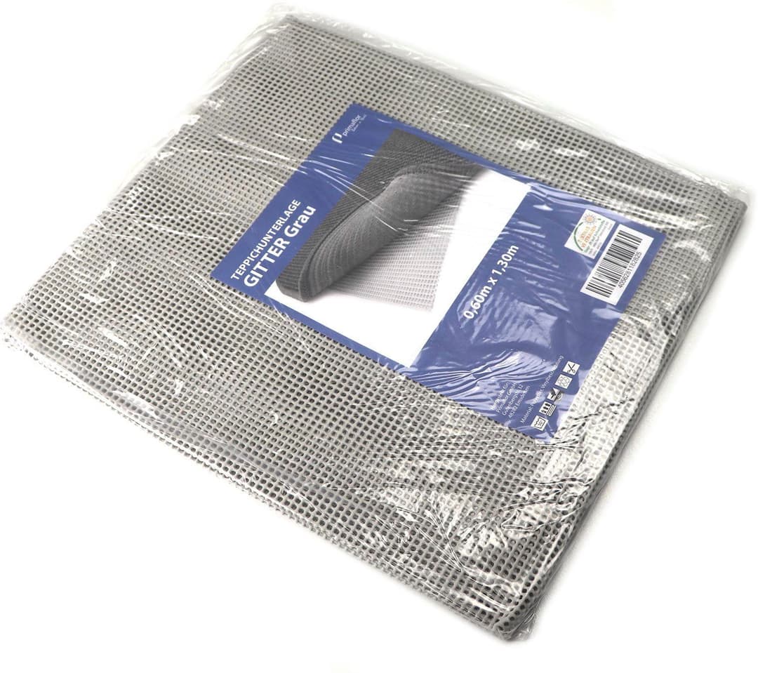 Primaflor-Ideen in Textil Antirutsch Teppichunterlage GITTER | Grau