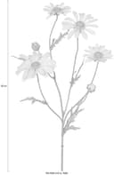 Kunstblume Margerite | Weiß 3