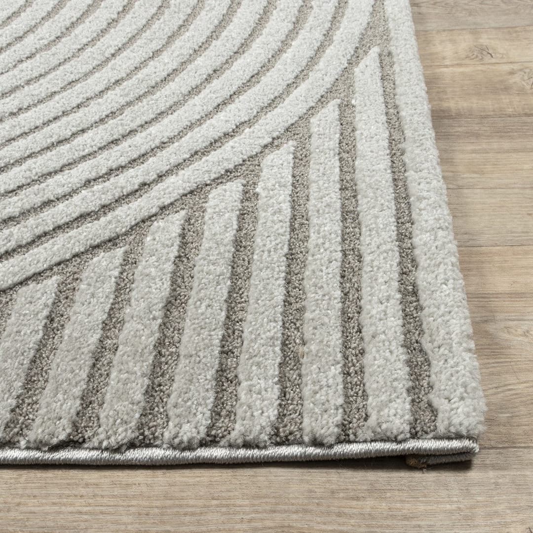 the carpet Teppich Everest | Grau