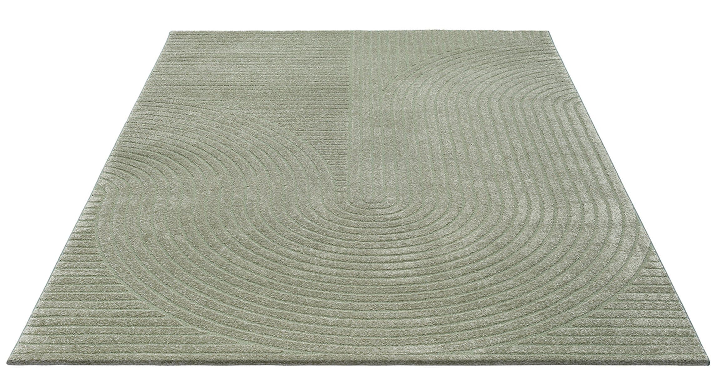 the carpet Teppich Everest | Grün