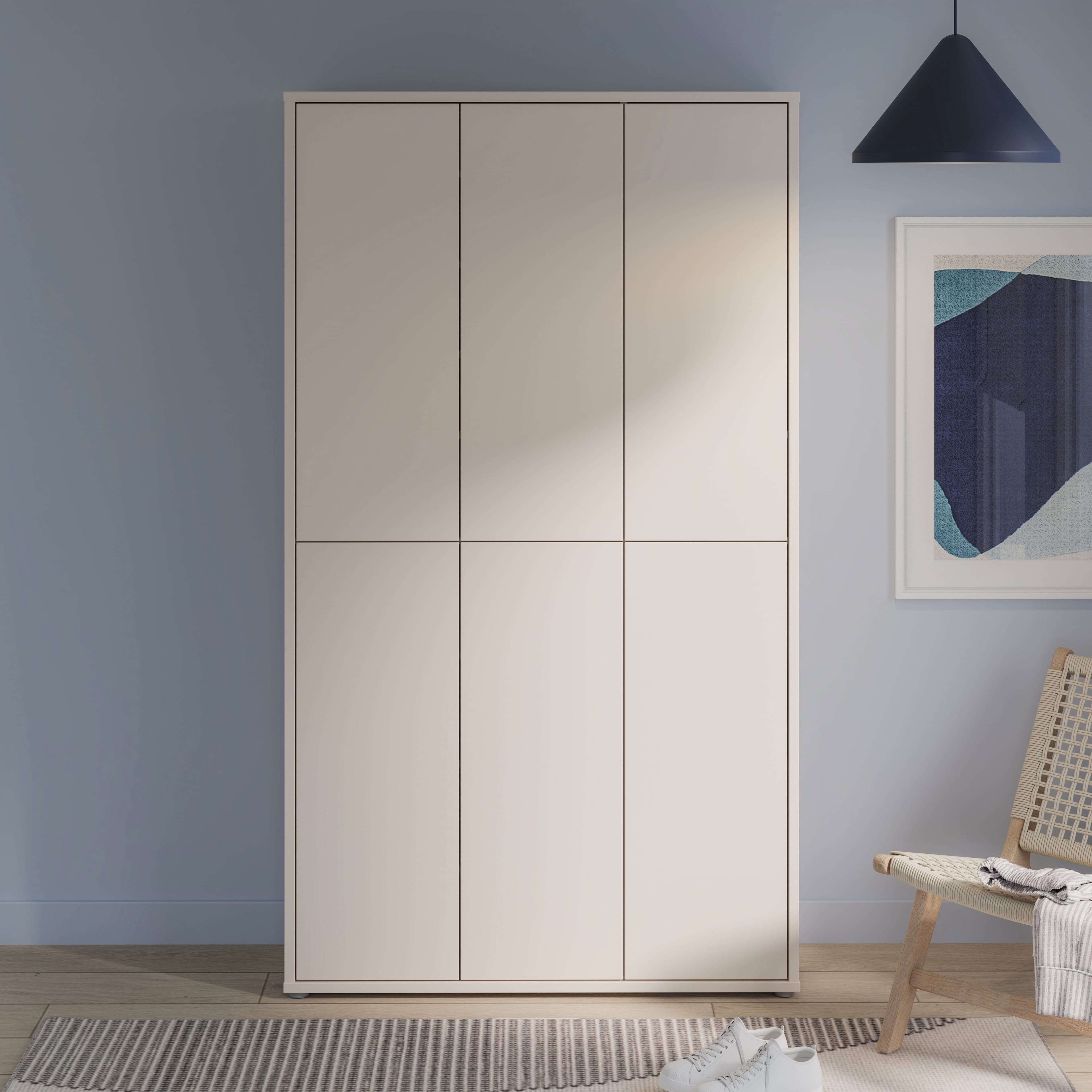 FORTE Schuhschrank Alice Springs | Beige