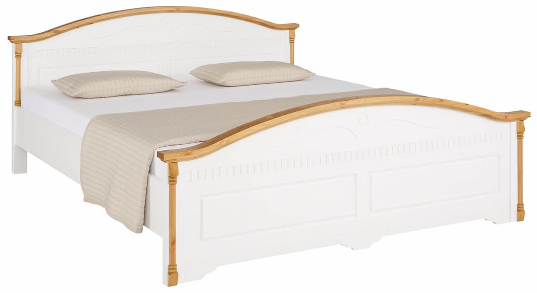 OTTO home Massivholzbett Graz | Mehrfarbig