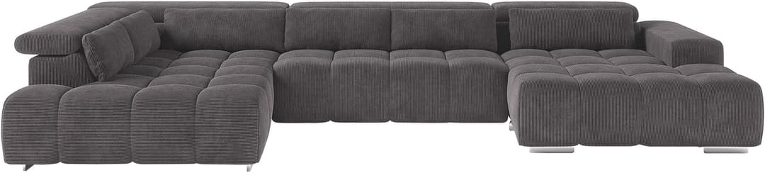 COTTA Wohnlandschaft Orion U-Form | Grau