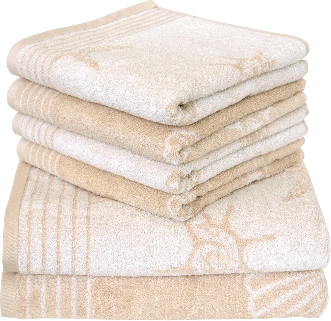 Dyckhoff Handtuch Set Seashell | Beige