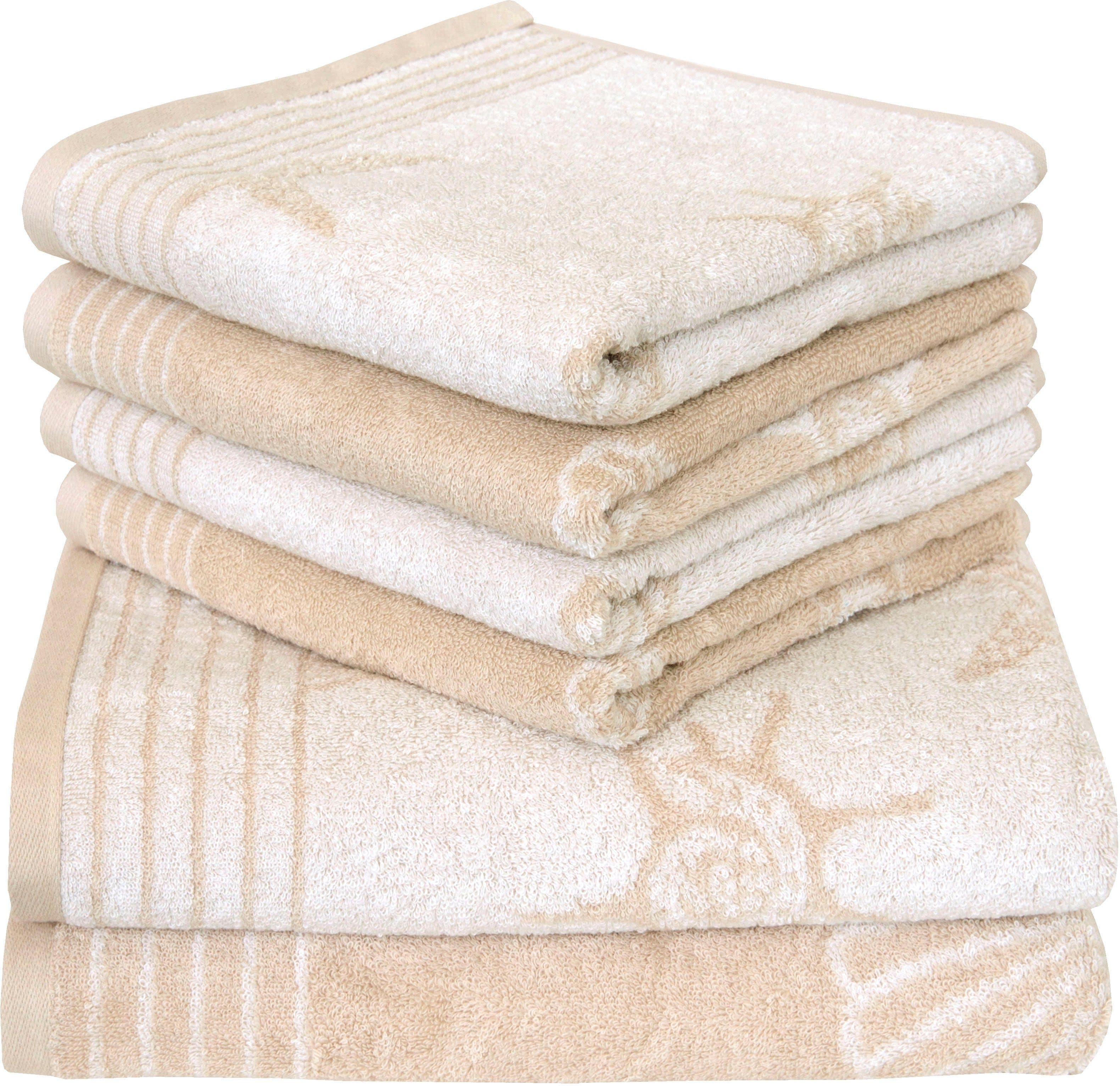 Dyckhoff Handtuch Set Seashell | Beige