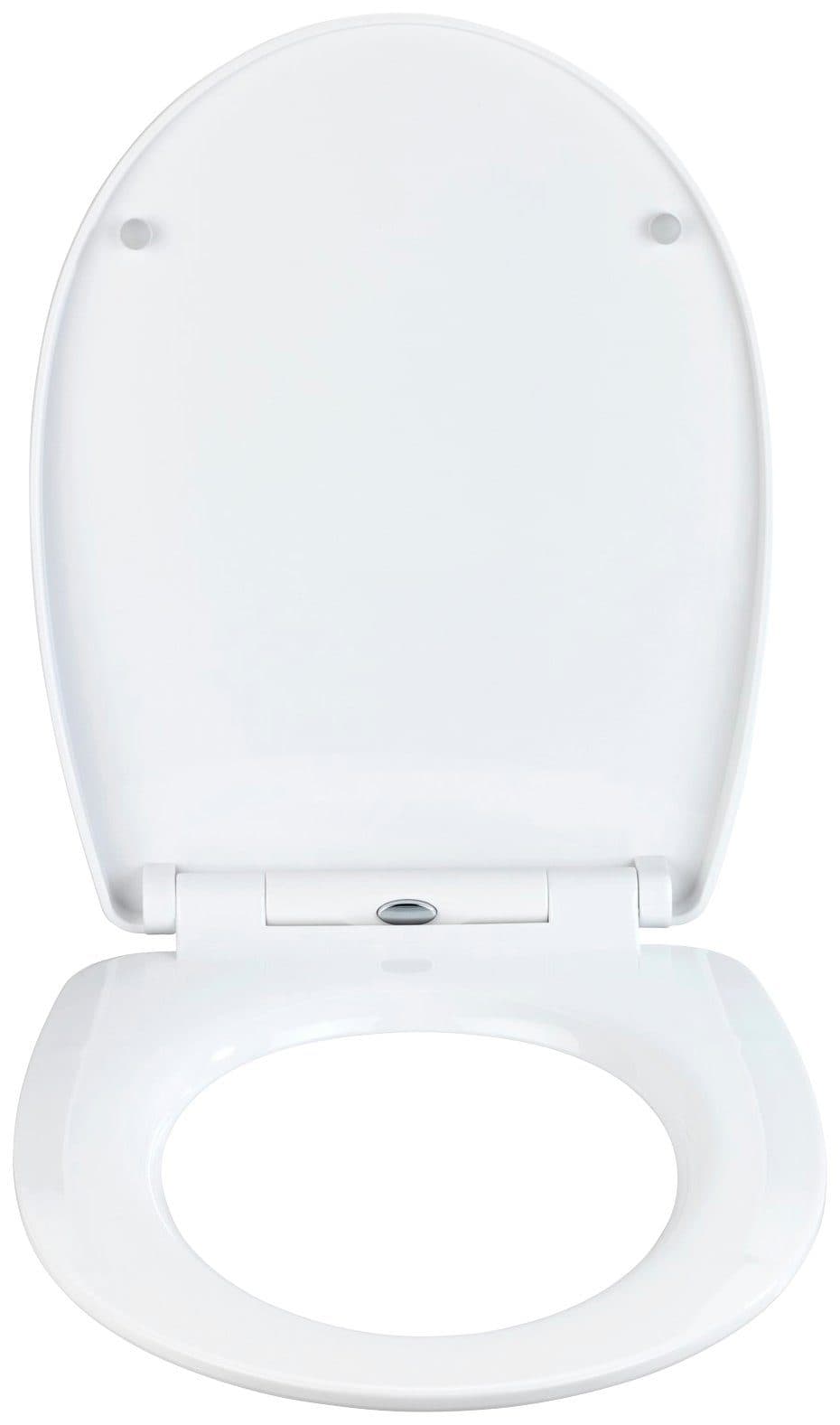 WENKO WC-Sitz Water Lily mit Relief | Mehrfarbig