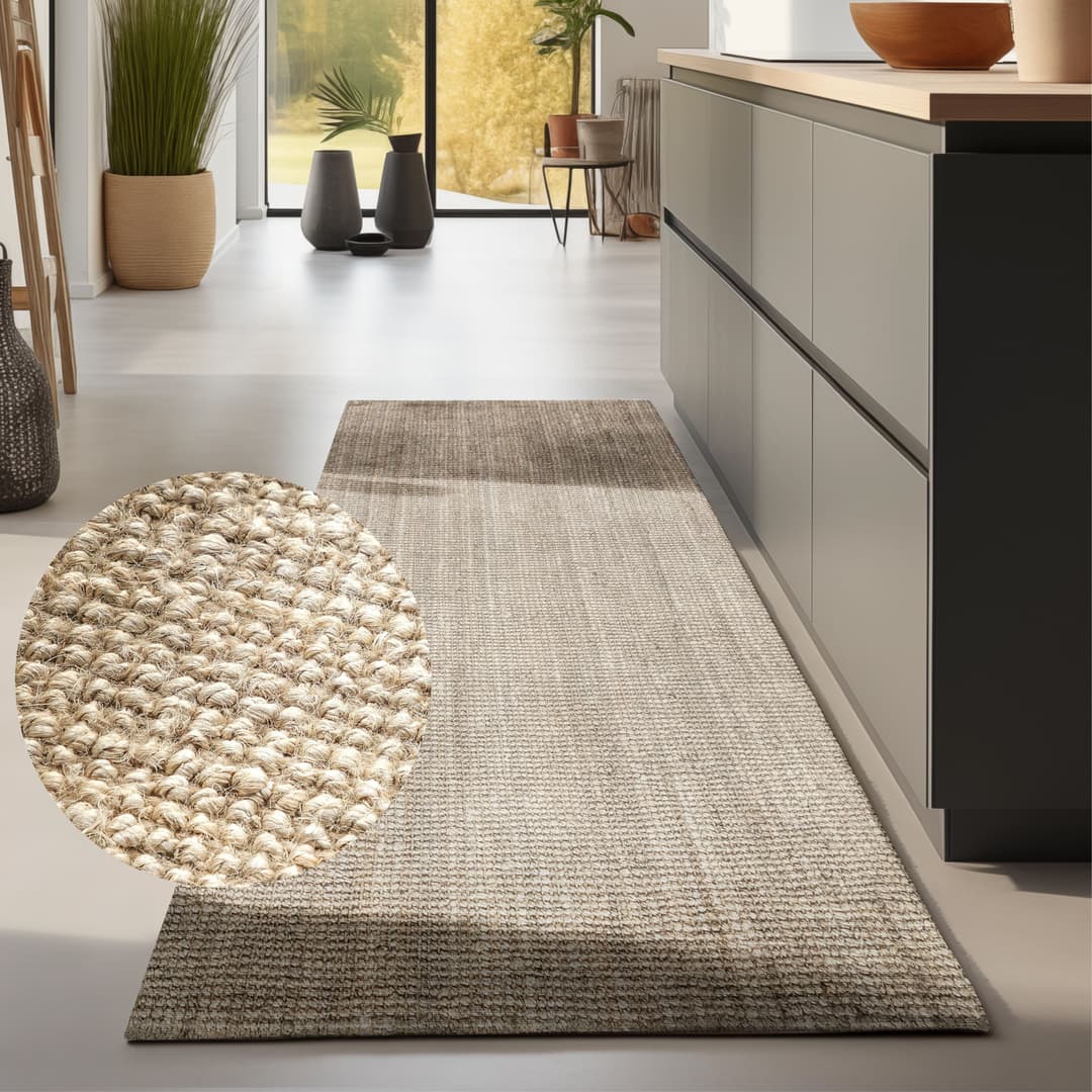 HANSE Home Teppich Jaipur Juteteppich | Beige