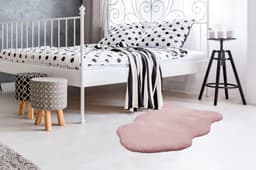 Arte Espina Fellteppich Rabbit 200 | Rosa