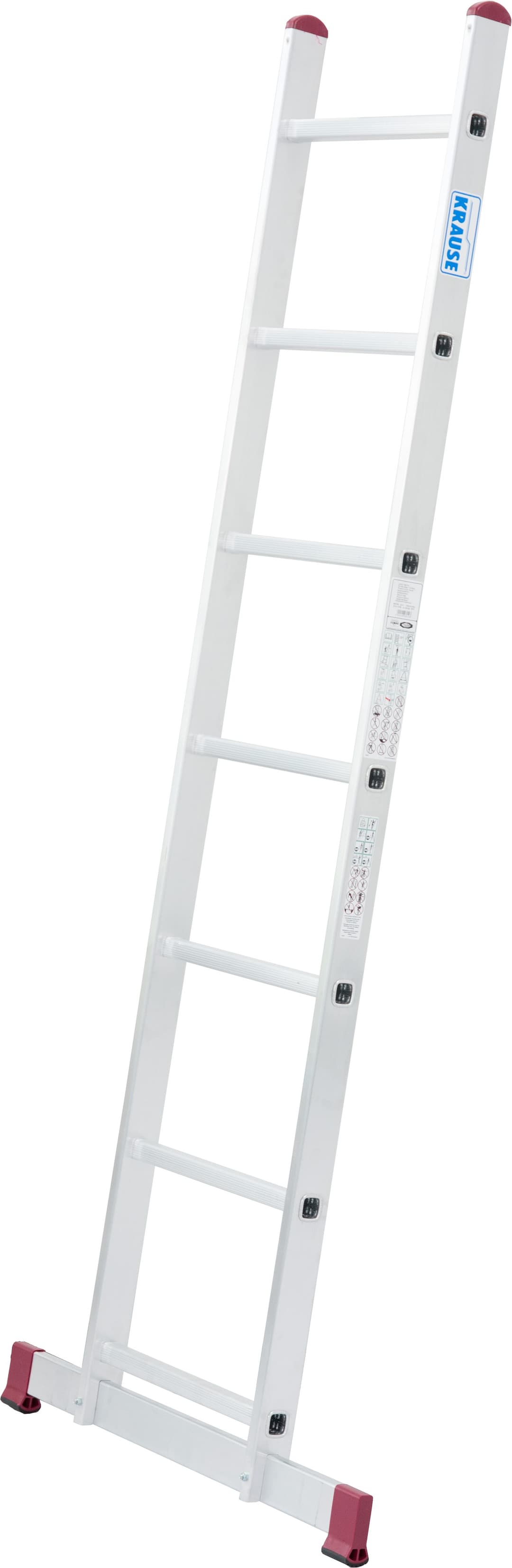 KRAUSE Schiebeleiter Corda, 2x7 Sprossen | Silber