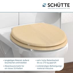 Schütte WC-Sitz NATURAL WOOD | Holztöne