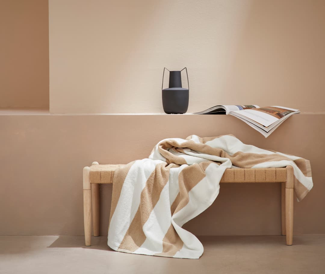 LeGer Home by Lena Gercke Strandtuch Lija | Beige