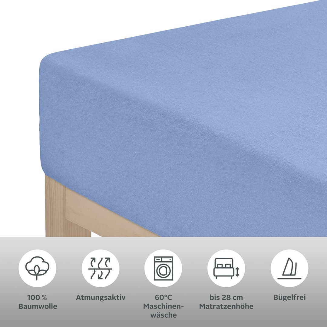 OTTO home Spannbettlaken | Blau