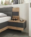 Schlafkontor Bettgestell Linea | Grau 4