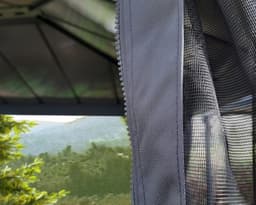 Palram - Canopia Dallas Garden Gazebo Netting Set | Grau