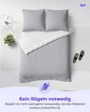 Wolkenfeld Bettwäsche-Set | Grau 4