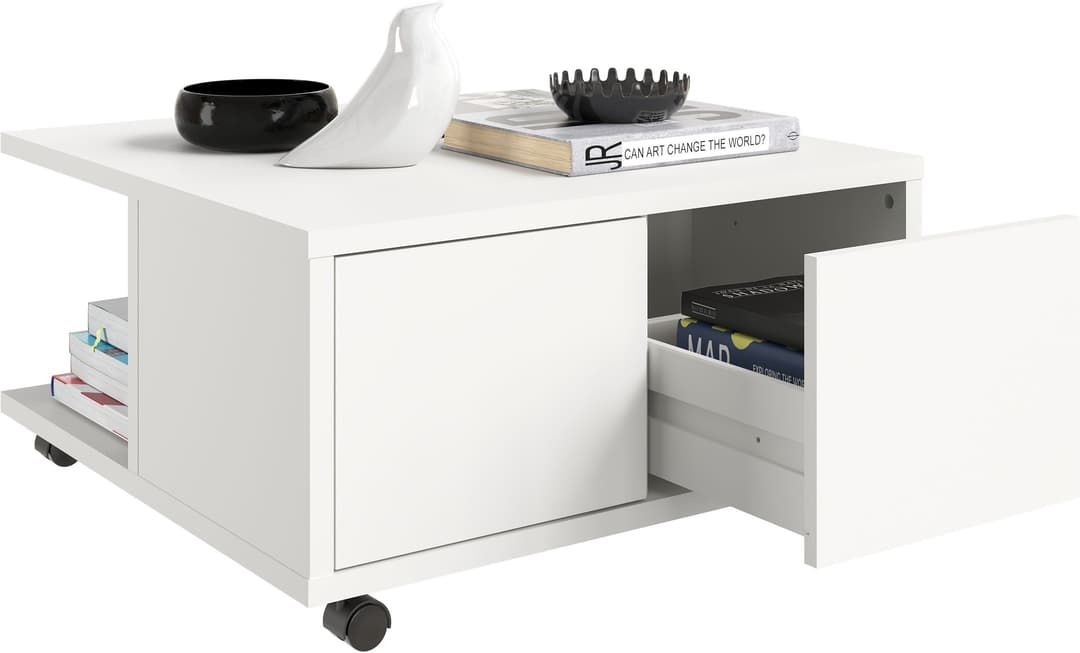 FMD Couchtisch Twin | Weiß