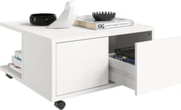 FMD Couchtisch Twin | Weiß
