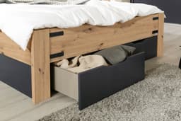 rauch Stauraumbett Birmingham | Braun