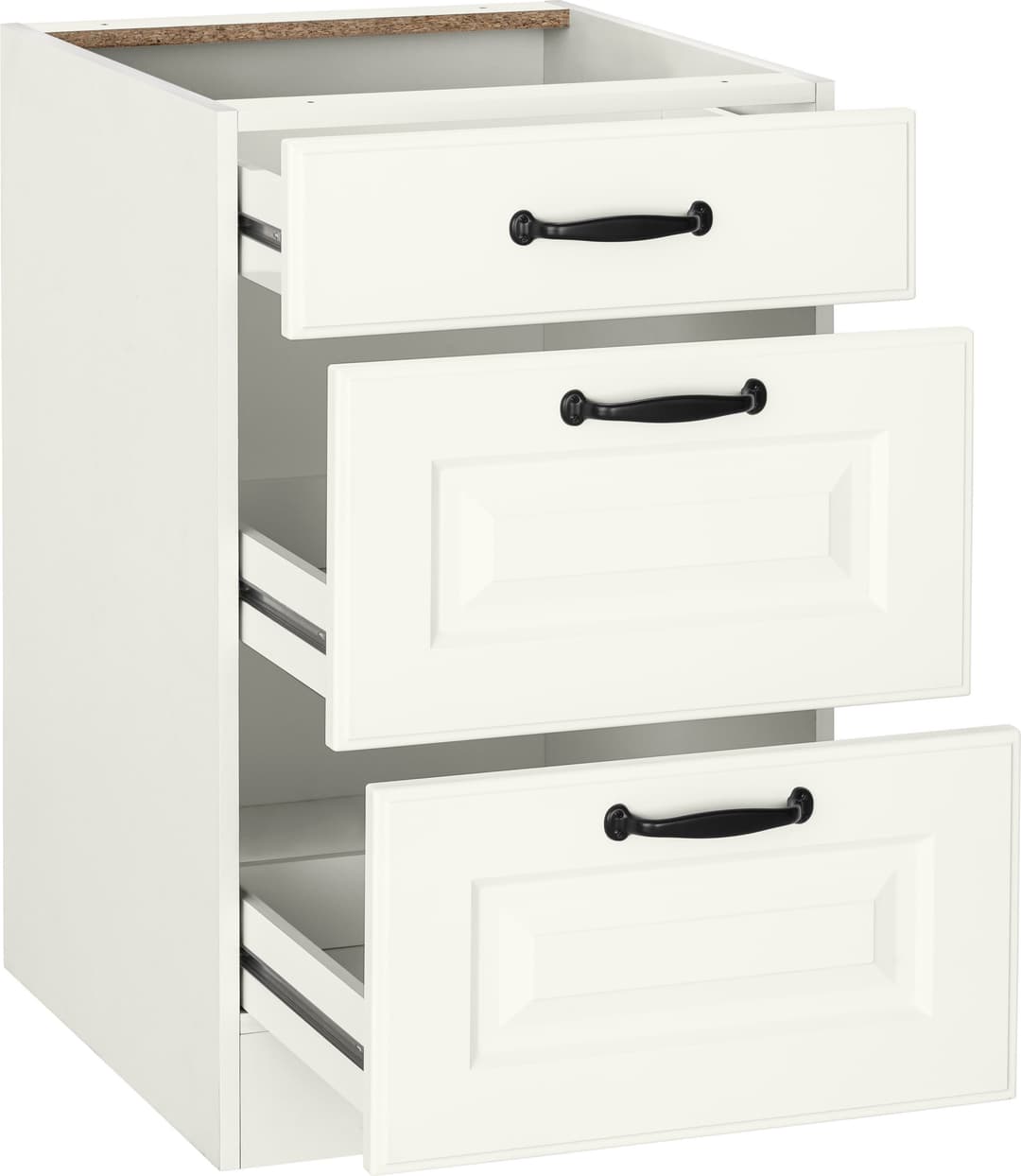 wiho Küchen Auszugsunterschrank Erla | Weiß