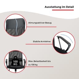 Duo Collection Bürostuhl Regensburg | Schwarz