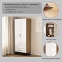 OTTO home Luca Kleiderschrank | Weiß 3