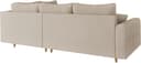 Home affaire Ecksofa CHARRE L-Form mit Ottomane | Beige 5