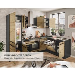 BASIC by Balculina Winkelküche Jazz | Braun