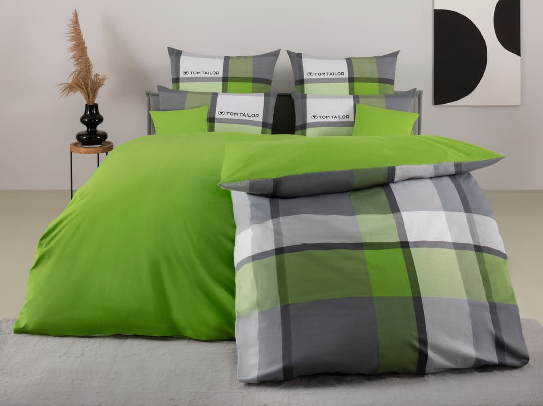 TOM TAILOR HOME Bettwäsche Lenny | Grün